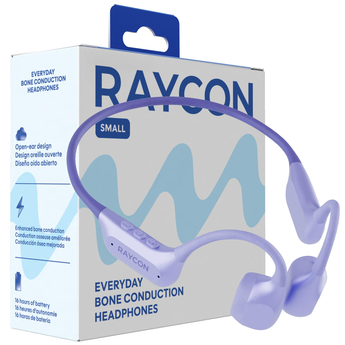 Raycon Everyday Bone Conduction Headphones, 2nd Gen, Black