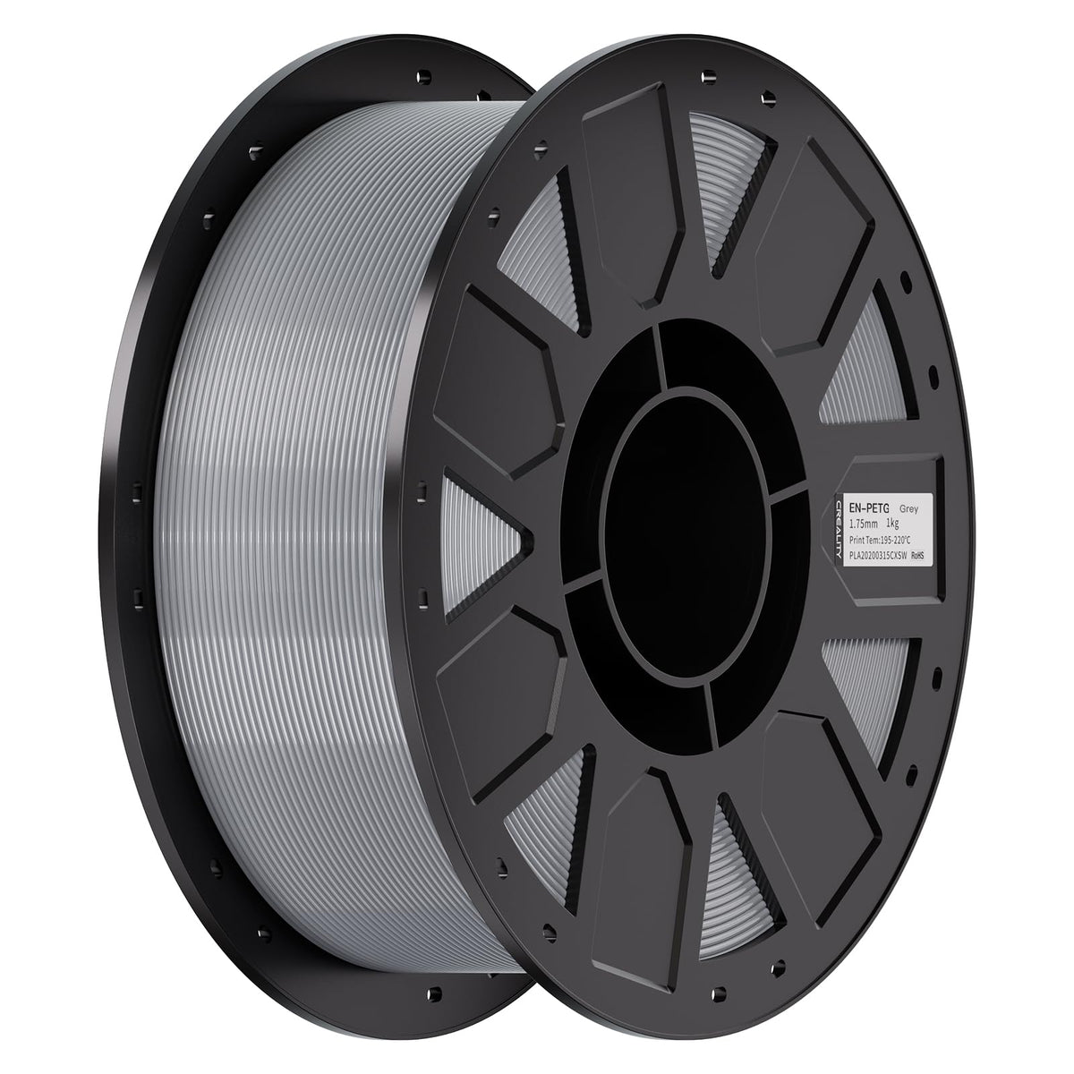 Creality PETG Filament 1.75mm 4KG, Black+White+Blue+Red, Total 4-Pack