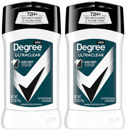 Degree Men UltraClear Antiperspirant Deodorant, 2 Count, 2.7 oz