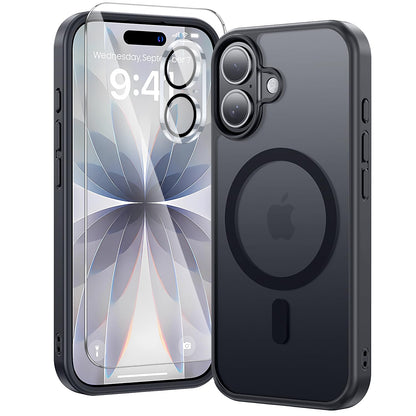 toushion 3 in 1 for iPhone 15 Plus Case Transparent