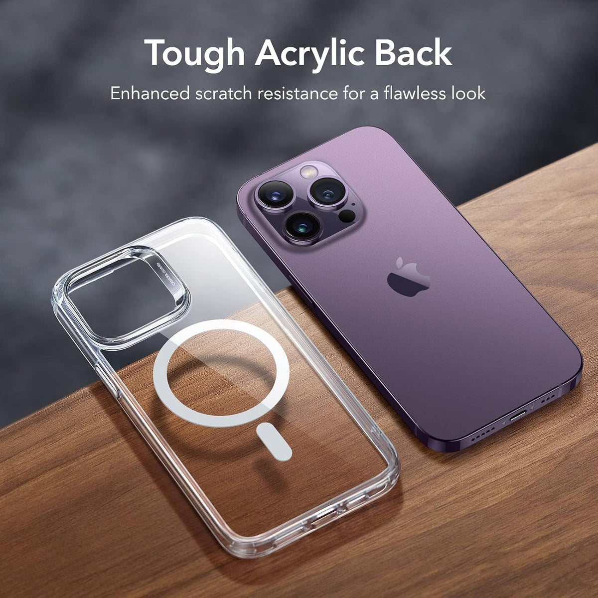 ESR Classic Hybrid for iPhone 15 Pro Max Case, Clear