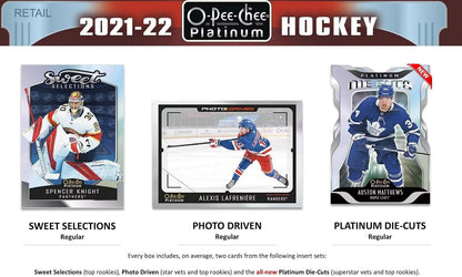 2021 2022 Upper Deck O Pee Chee PLATINUM Hockey Series Factory Sealed Unopened Blaster Box Brand New Released in June of 2023