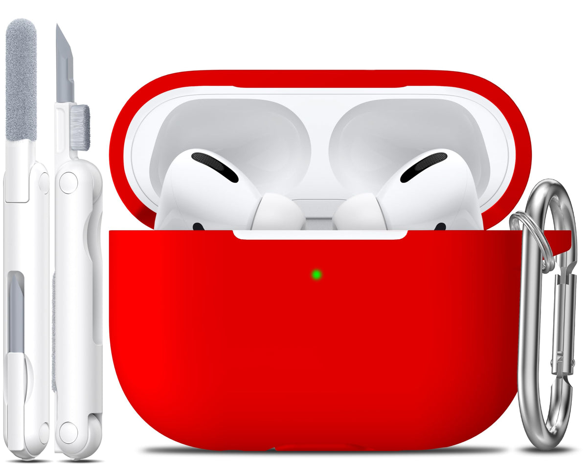 R-fun for AirPods 2nd/1st Case Silicone Cover, Banana Violet