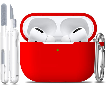 R-fun for AirPods 2nd/1st Case Silicone Cover, Banana Violet