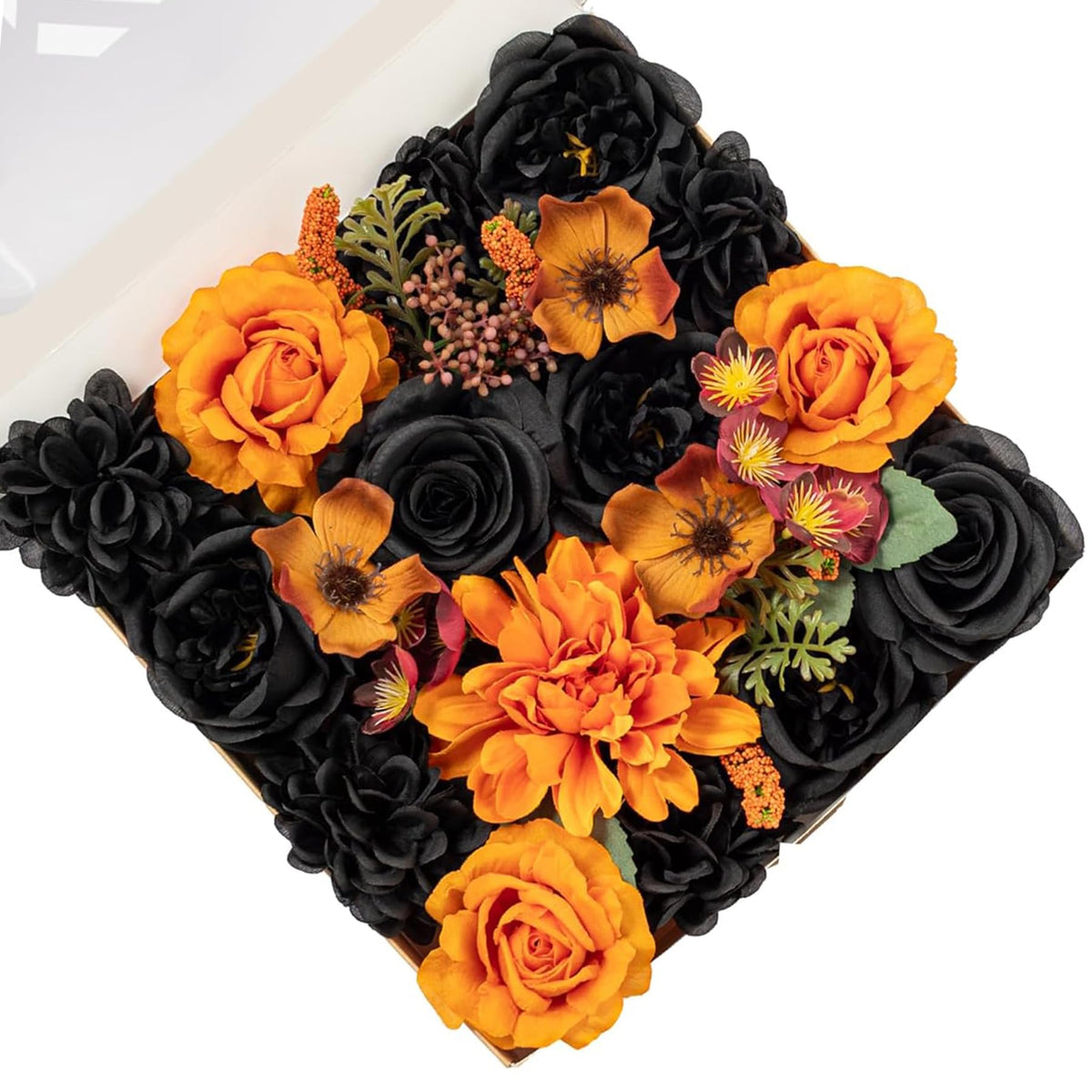 Fall Artificial Flowers DIY Bouquet Combo Faux Rose for Home Decor