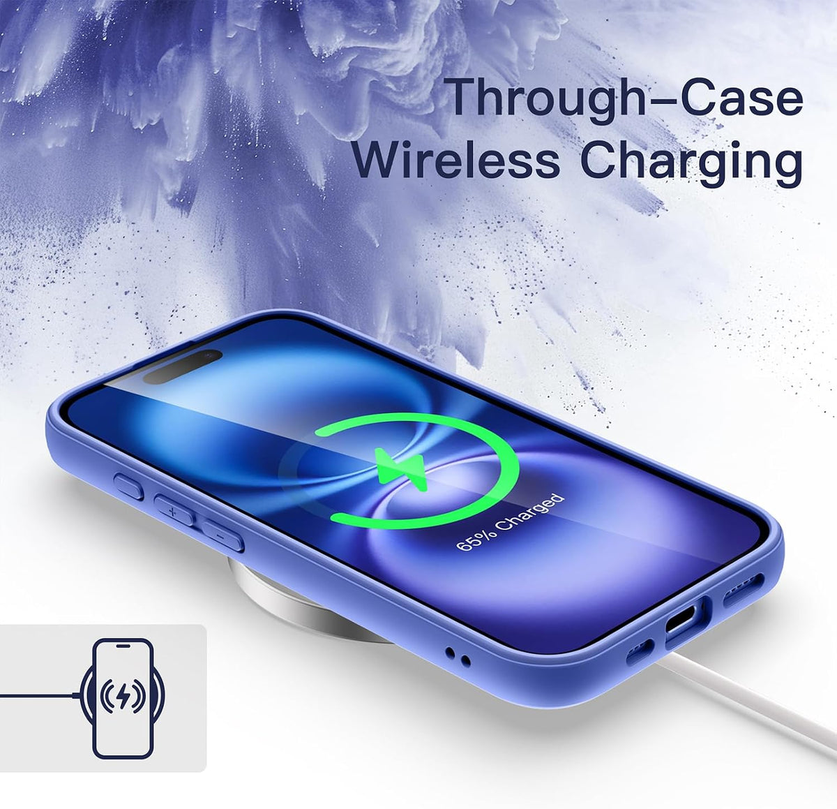 JETech Case for iPhone 16, Anti-Yellowing, Clear