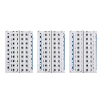 ELEGOO 400 Point Solderless Breadboard Kit, Small Prototyping Boards 6PCS