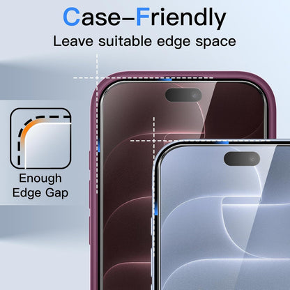 JETech Privacy Screen Protector for iPhone 16 Pro Max, 2-Pack