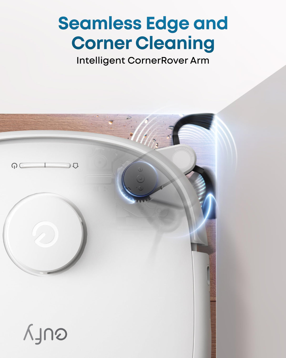 eufy E25 Robot Vacuum and Mop for Pet Hair, 20,000 Pa, HydroJet Roller Mop