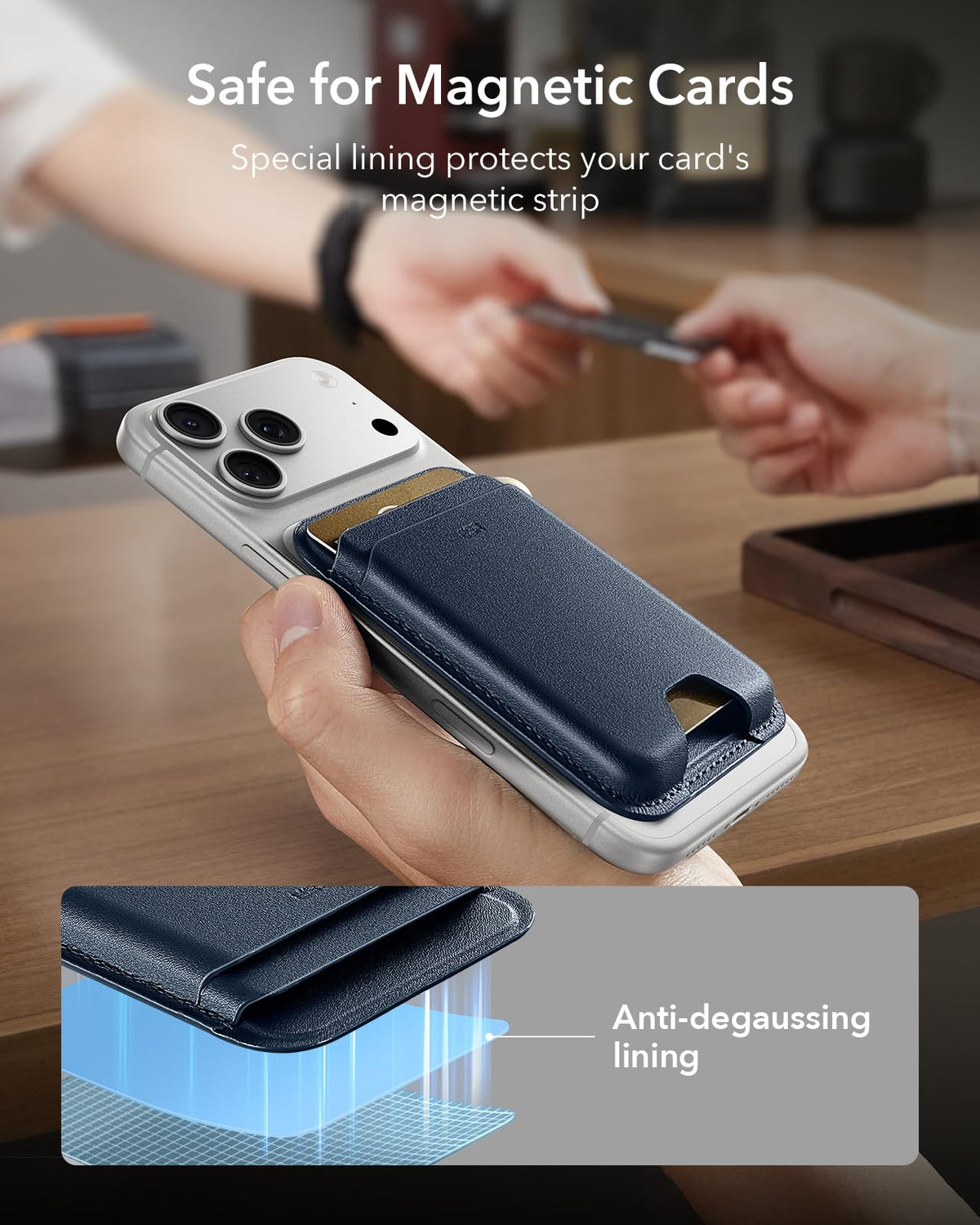 ESR for MagSafe Wallet, 5 Card Holder for Phone Case, RFID Blocking