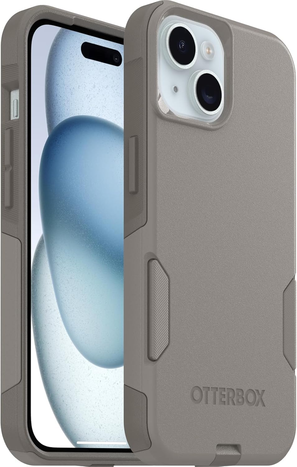 OtterBox iPhone 17e, 16e, 15, 14, & 13 Commuter Series Case - Black, Slim & Tough, Pocket-Friendly, with Port Protection - Thin & Protective iPhone Case, Dual-Layer, Impact Absorbing iPhone Case