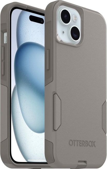 OtterBox iPhone 17e, 16e, 15, 14, & 13 Commuter Series Case - Black, Slim & Tough, Pocket-Friendly, with Port Protection - Thin & Protective iPhone Case, Dual-Layer, Impact Absorbing iPhone Case