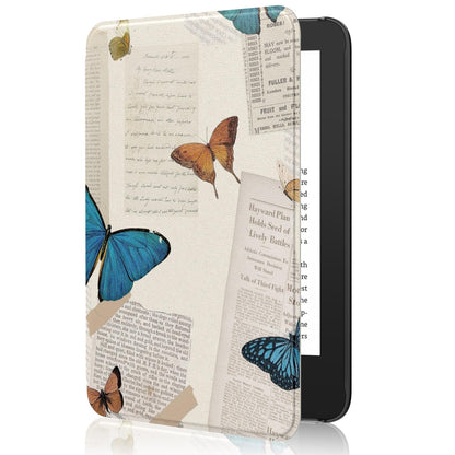 MoKo Case for 6" Amazon Kindle Basic 11th Gen 2024/2022,Blue-green