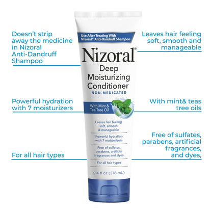 Nizoral Anti-Dandruff Shampoo with 1% Ketoconazole, Fresh Scent, 7 Fl Oz