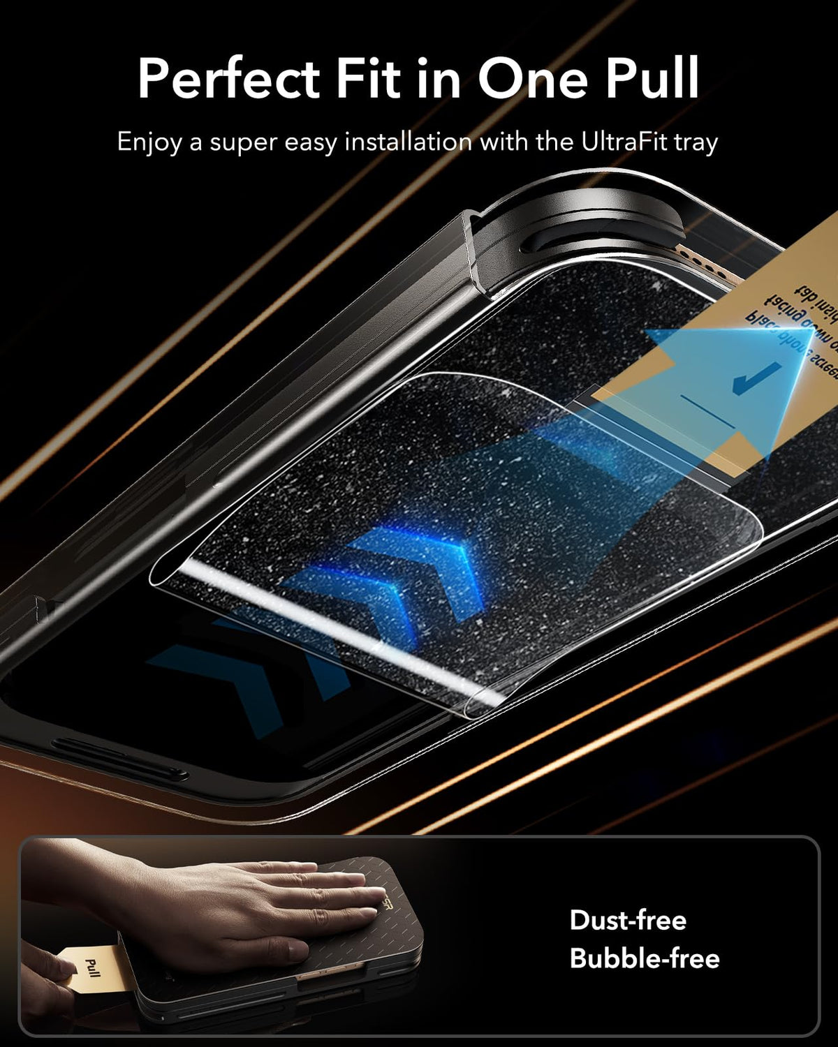 ESR 3 Pack for iPhone 17 Pro Max Screen Protector, Armorite Pro