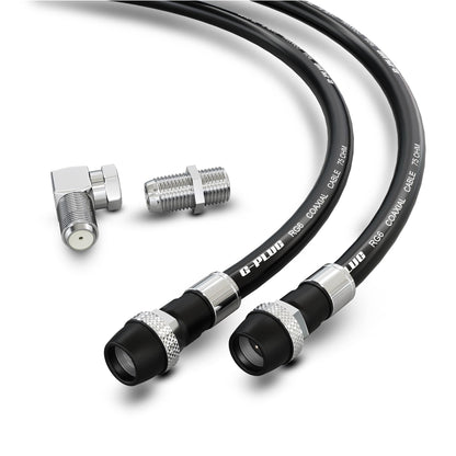 G-PLUG 200FT RG6 Coaxial Cable Extender - Coax Cable Cord, Triple Shielded