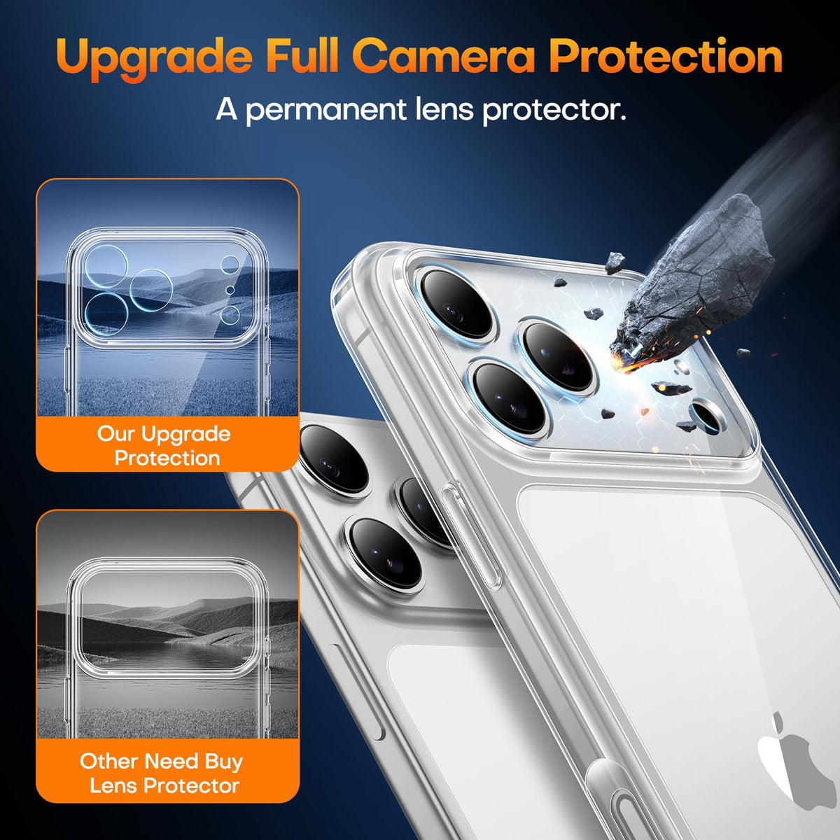 TAURI for iPhone 16 Pro Case, Compatible with MagSafe, Clear