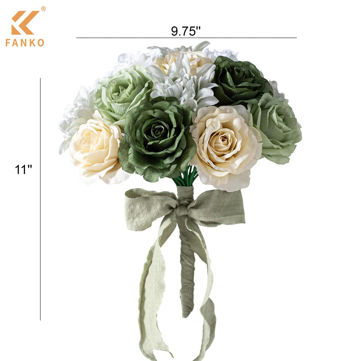 Fall Artificial Flowers DIY Bouquet Combo Faux Rose for Home Decor