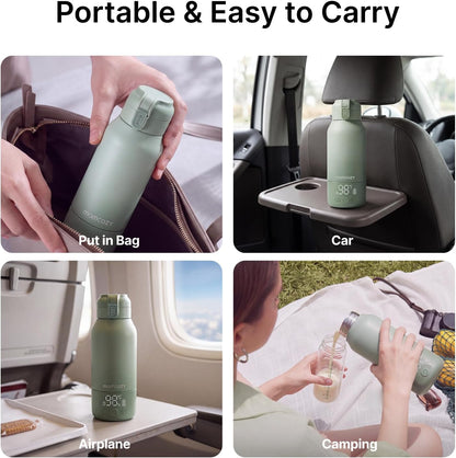 Momcozy Portable Bottle Warmer for Breast Milk, Baby Travel Essentials