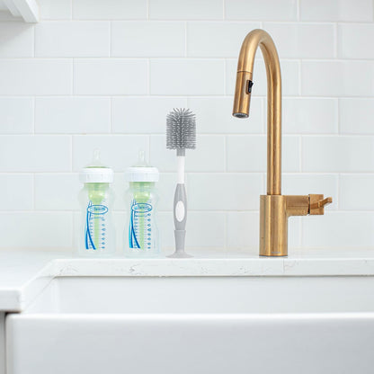 Dr. Brown's Soft Touch Baby Bottle Cleaning Brush, Gray, 1-Pack