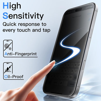 JETech Privacy Screen Protector for iPhone 16 Pro Max, 2-Pack