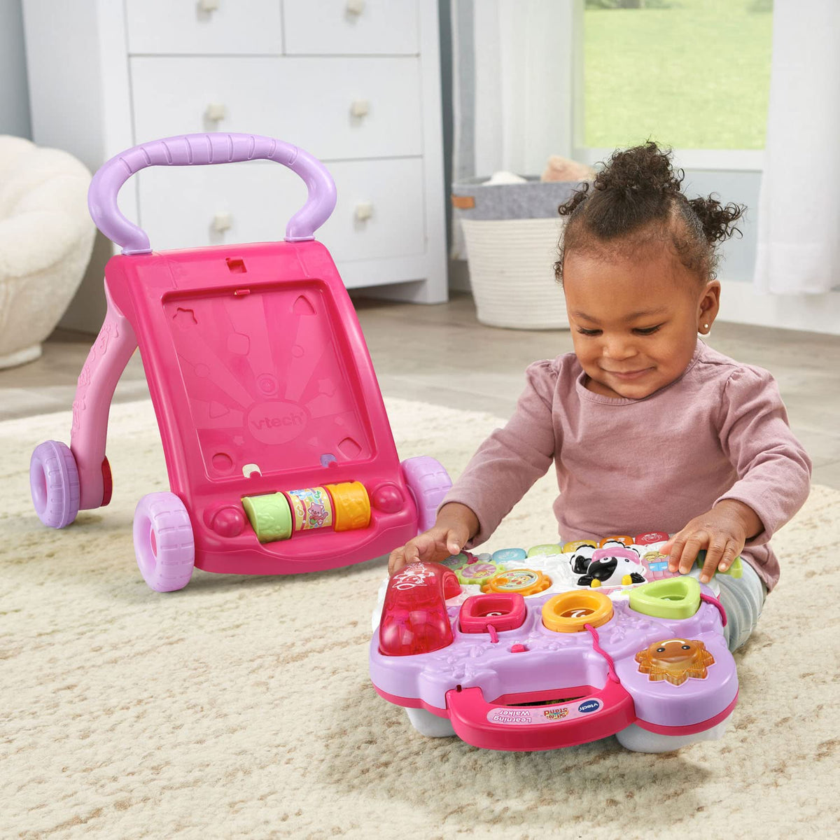 VTech Sit-to-Stand Learning Walker (Frustration Free Packaging), Blue