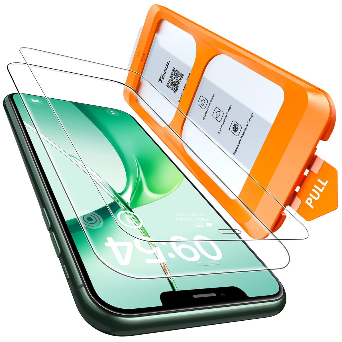 TOCOL for iPhone 17 Screen Protector, Easy Installation