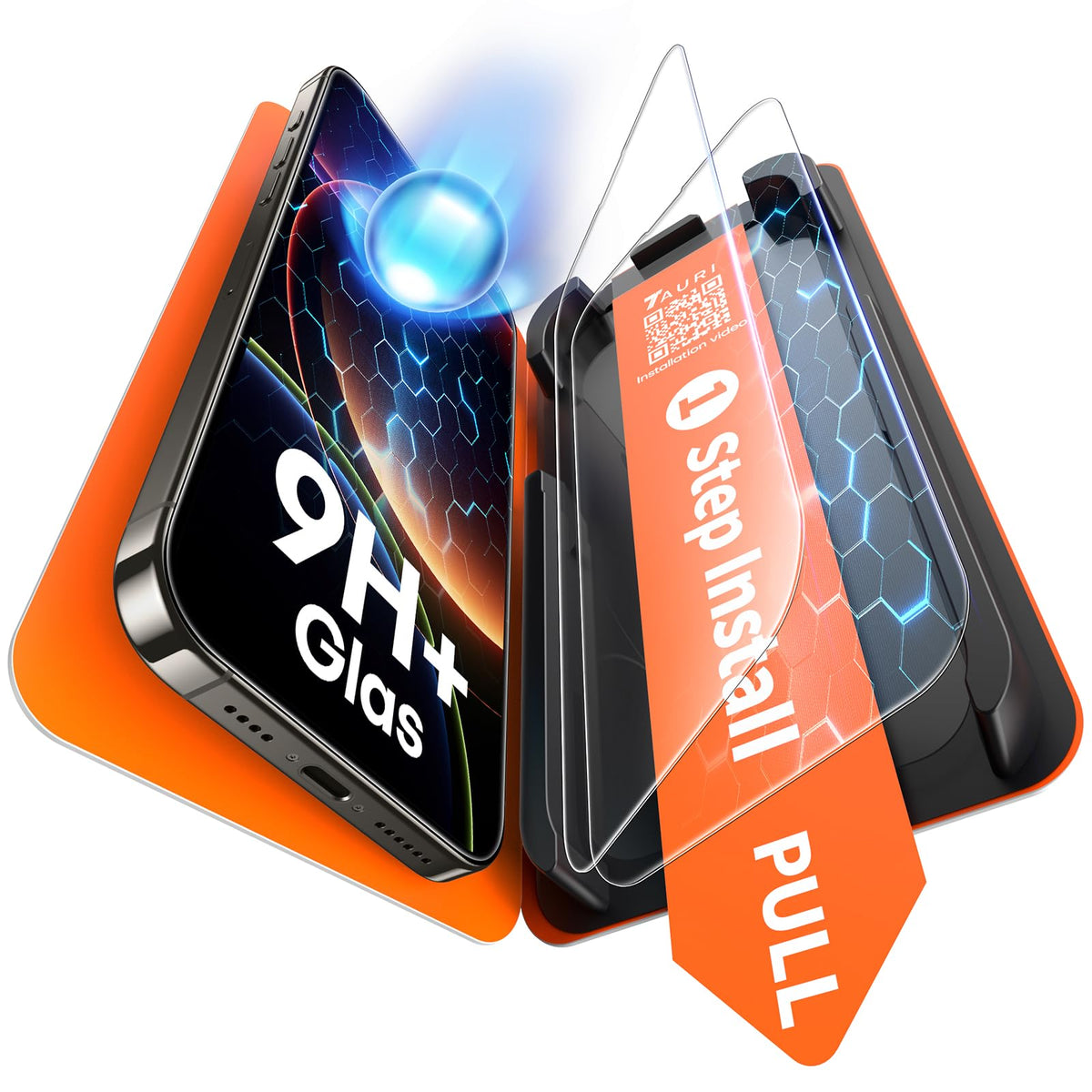 TAURI 2 Pack for Samsung Galaxy Z Fold 8 Ultra Privacy Screen Protector