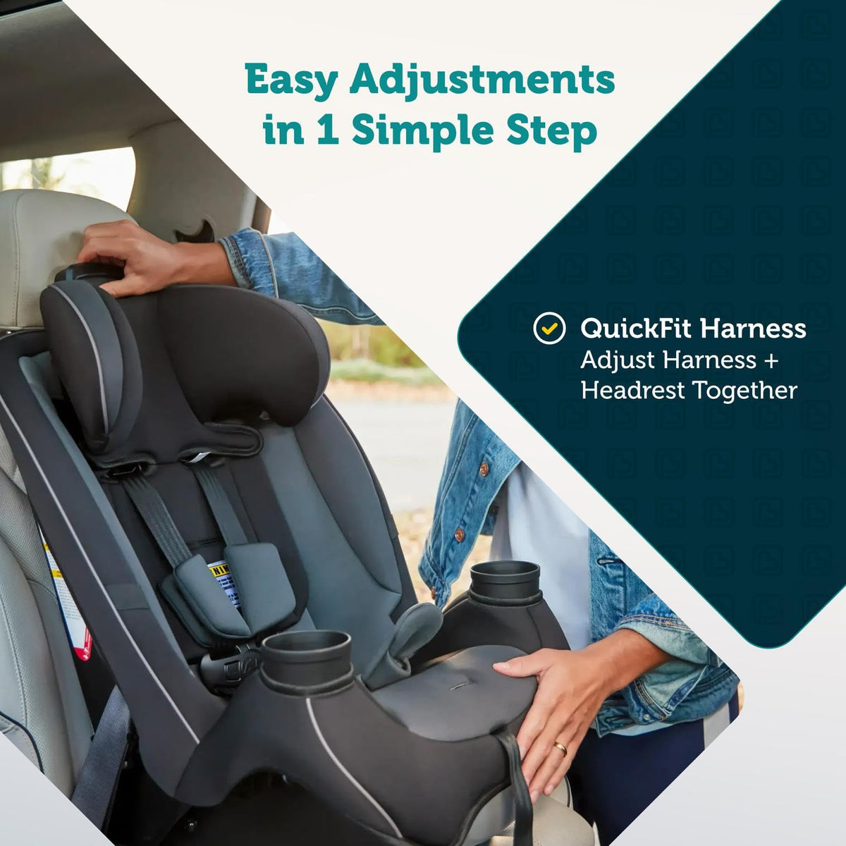 Safety 1st Grow and Go All-in-One Convertible Car Seat - Black Phantom