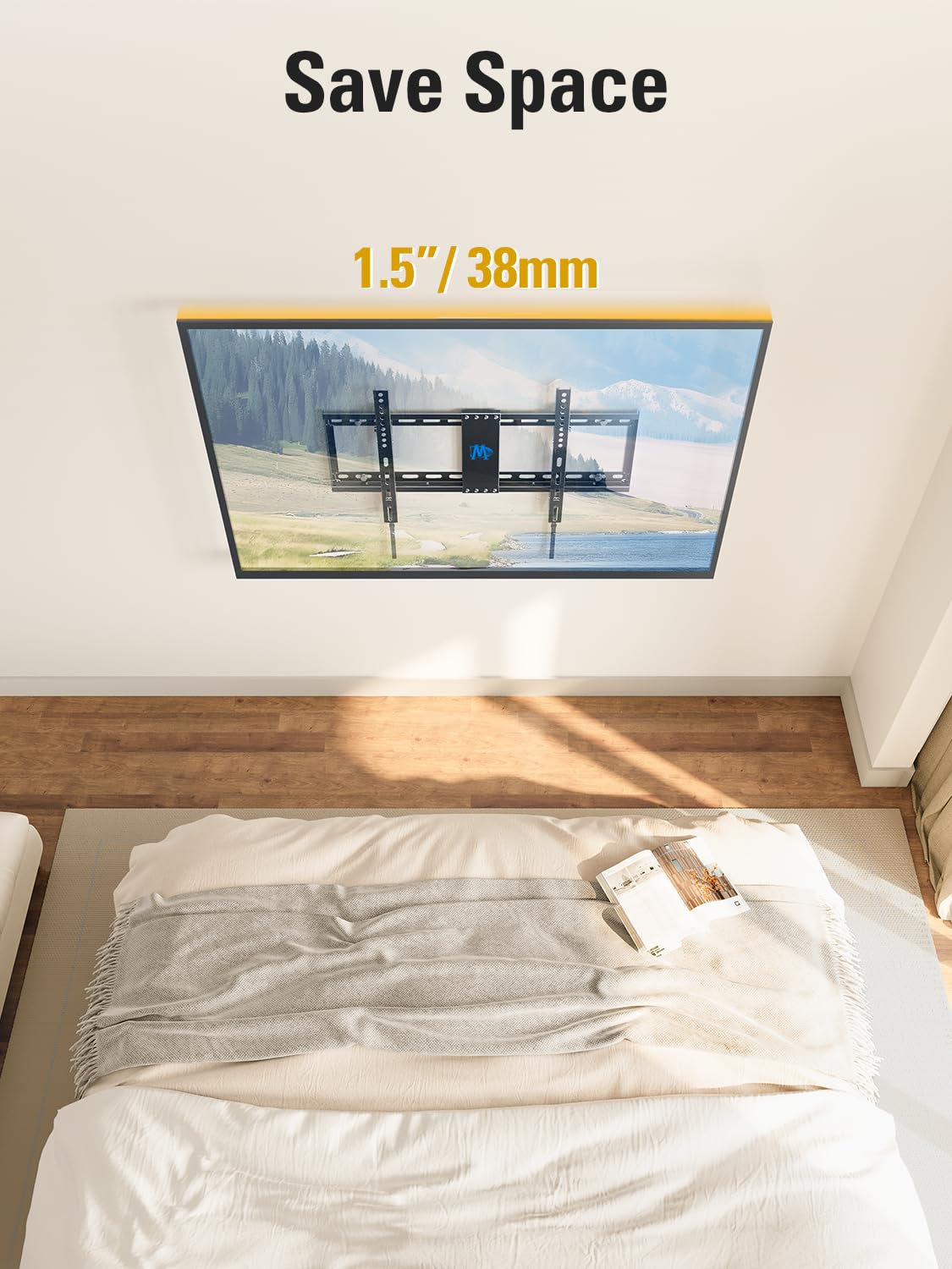 Mounting Dream TV Wall Mount for 42-86 Inch TVs, Tilting TV Mount Bracket