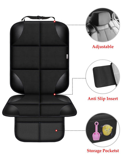 Meolsaek Car Seat Protector for Child Car Seat，Non-Slip Backing No Imprints