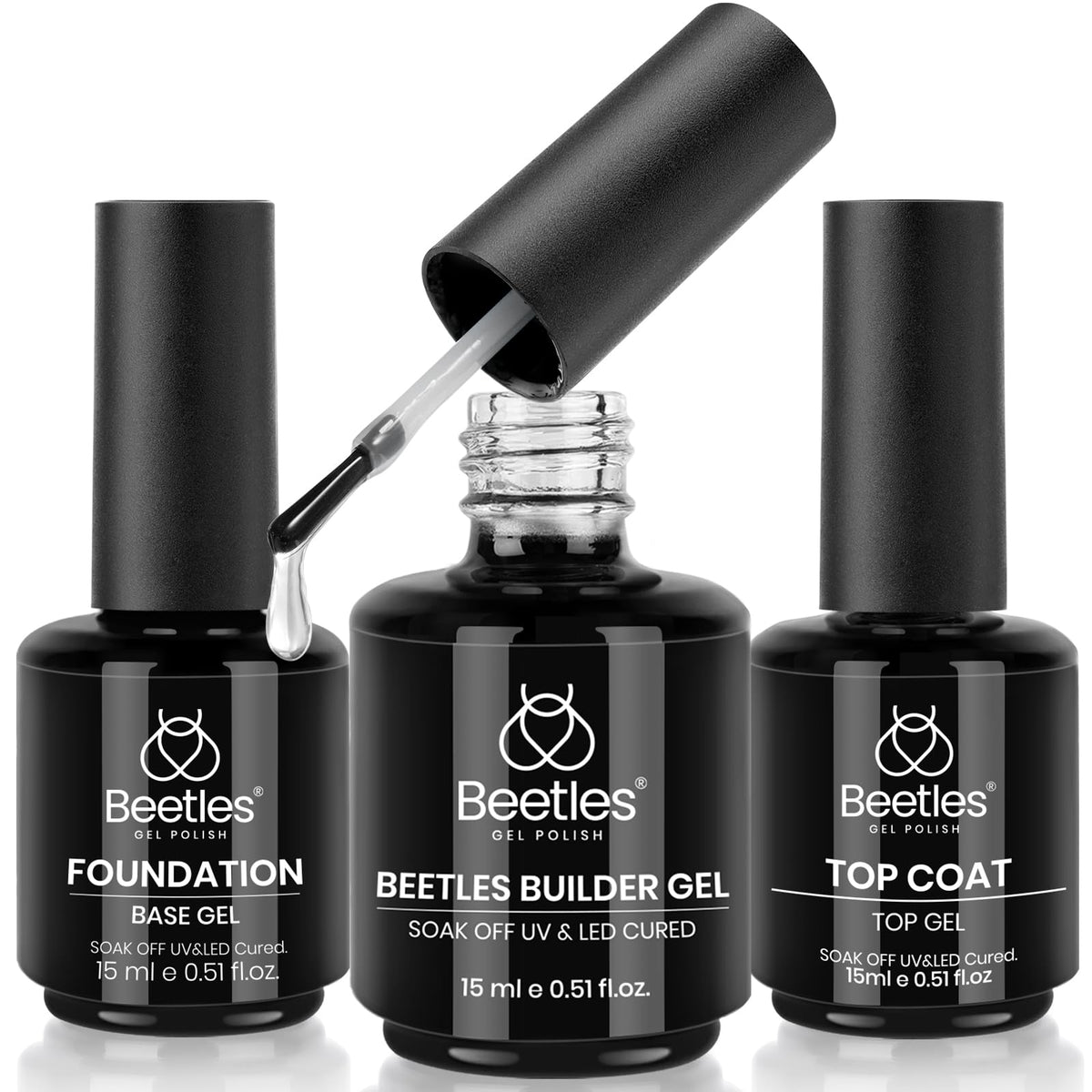 Beetles Nail Dehydrator and Primer Set 2Pcs 15 ml
