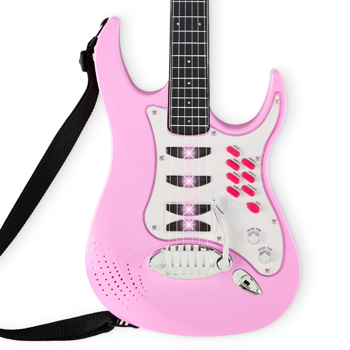 Best Choice Products Kids Guitar Set with Microphone & Amp, Pink
