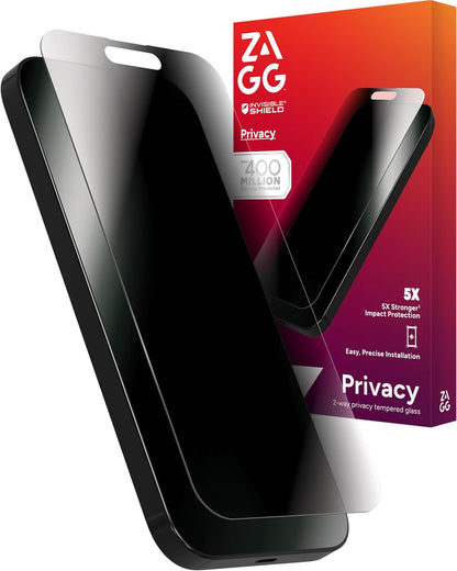 ZAGG Glass Elite Privacy Screen Protector for iPhone 17 Pro Max