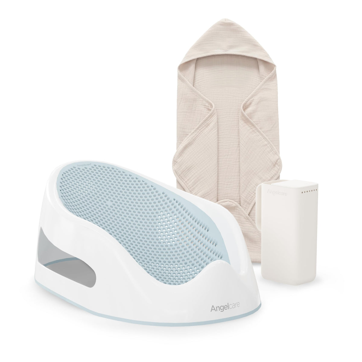 Angelcare Baby Bath Support, Pink, Birth to 6 Months, Made in Canada