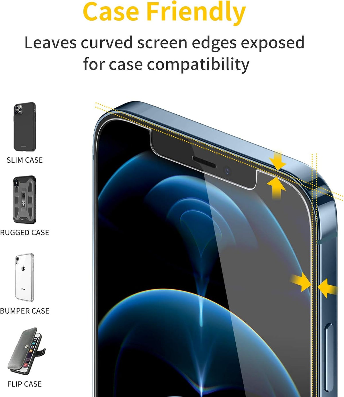 UNBREAKcable 3-Pack Screen Protector for iPhone SE 2022/SE 2020, iPhone 8/7