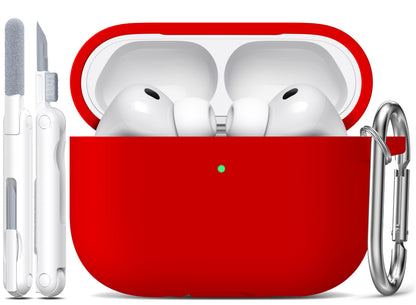R-fun for AirPods 2nd/1st Case Silicone Cover, Banana Violet