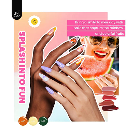 Beetles Gel Nail Polish Kit with U V Light - 80Pcs 55 Colors Gel Nail Kit