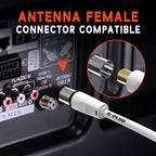 G-PLUG 1m TV Aerial Cable, Coaxial Cable for Freeview, Sky Box and Freesat
