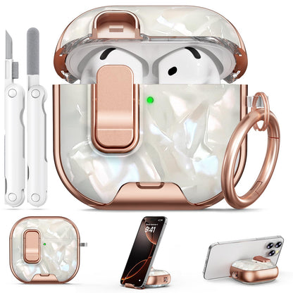 for AirPods Pro 2nd/1st Case (2023-2019)-Purple Bell Flower
