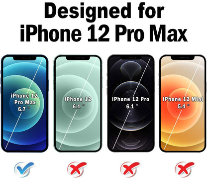 QHOHQ 3 Pack Screen Protector for iPhone 14 Plus 6.7 Inch with 3 Pack Tempered Glass Camera Lens Protector, Ultra HD, 9H Hardness, Case Friendly [Easy to Install Frame]