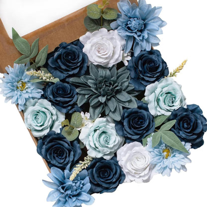 Fall Artificial Flowers DIY Bouquet Combo Faux Rose for Home Decor