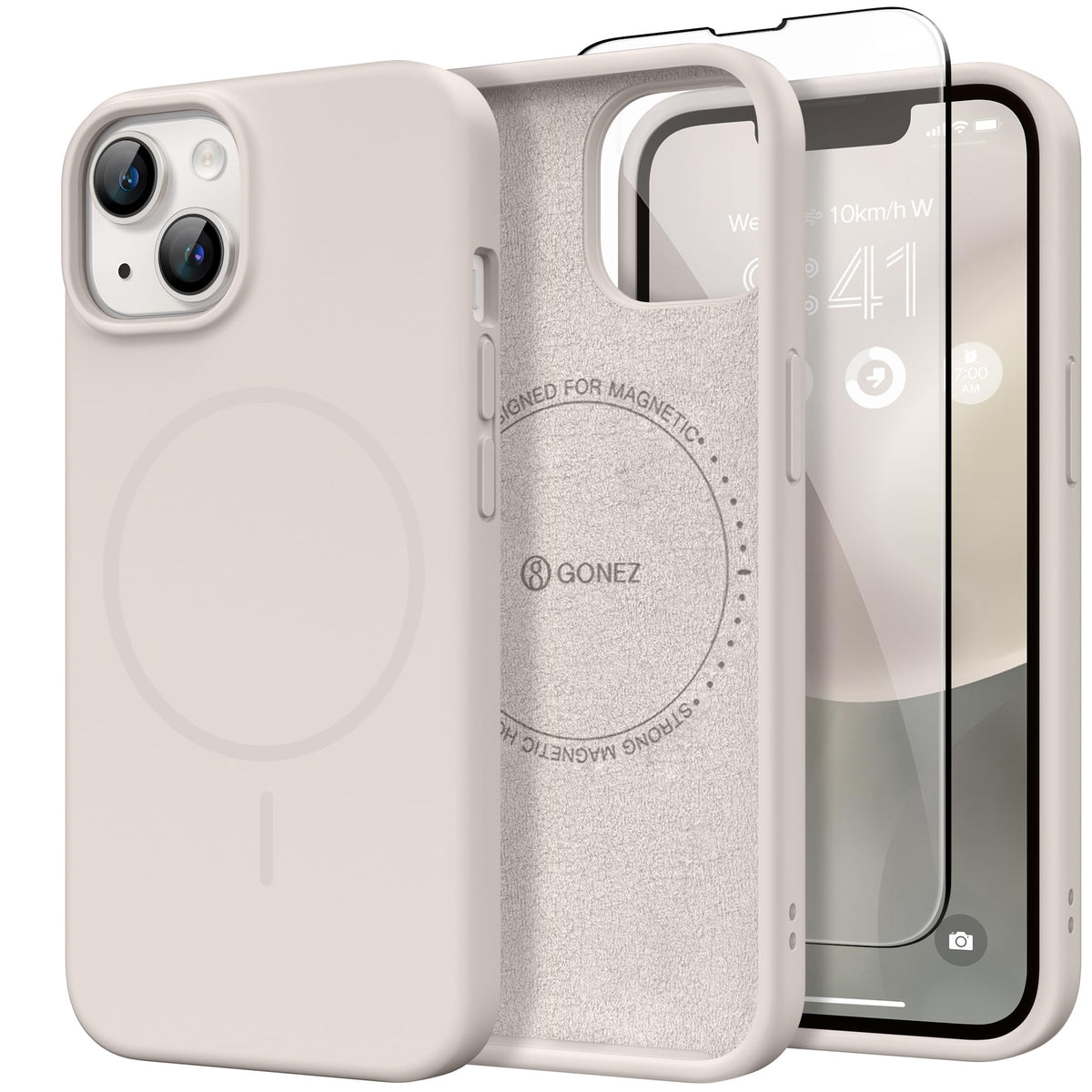 GONEZ for iPhone 18 Pro Max Case/iPhone 17 Pro Max Case, Mist Blue