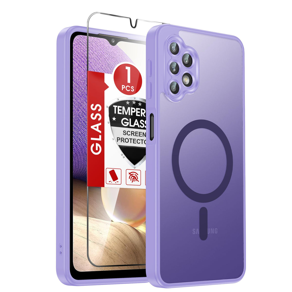 LeYi for Pixel-8A Phone Case: MagSafe Fit & Screen Protector Crystal Clear