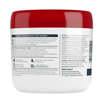 Eucerin Advanced Repair Lotion, Urea Enriched, 16.9 FL OZ