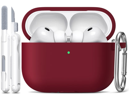 R-fun for AirPods 2nd/1st Case Silicone Cover, Banana Violet