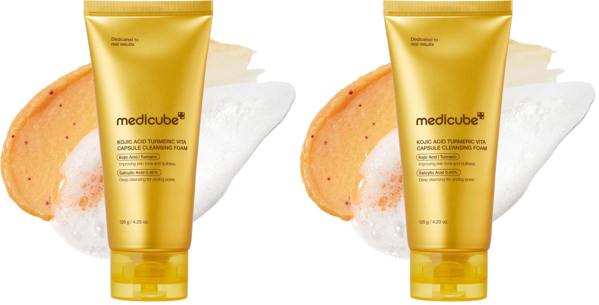 medicube Facial Cleanser PDRN Pink Glutathione Capsule Foam Cleanser