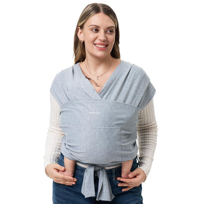 Momcozy Baby Wrap Carrier, Easy-On 2-Piece Design, Newborn to 33 lb