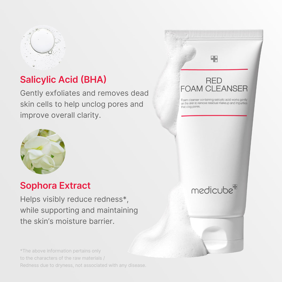 medicube Facial Cleanser PDRN Pink Glutathione Capsule Foam Cleanser
