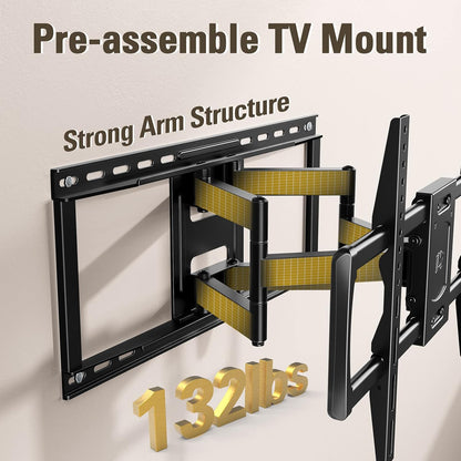 Mounting Dream Full Motion TV Wall Mount for Most 42-90 Inch TV Heavy Duty